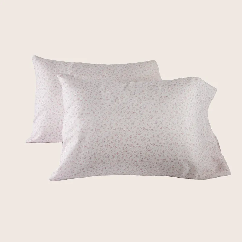 Blossom Floral Voile Pillowcase Pair - Tessitura Toscana Telerie