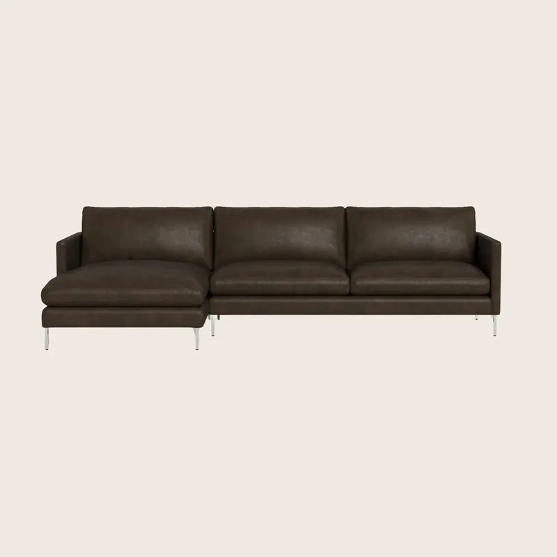 Hannah Leather Sectional - McCreary Modern