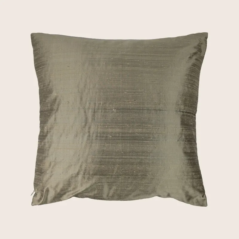 Dupioni Citron Pillow - Aviva Stanoff