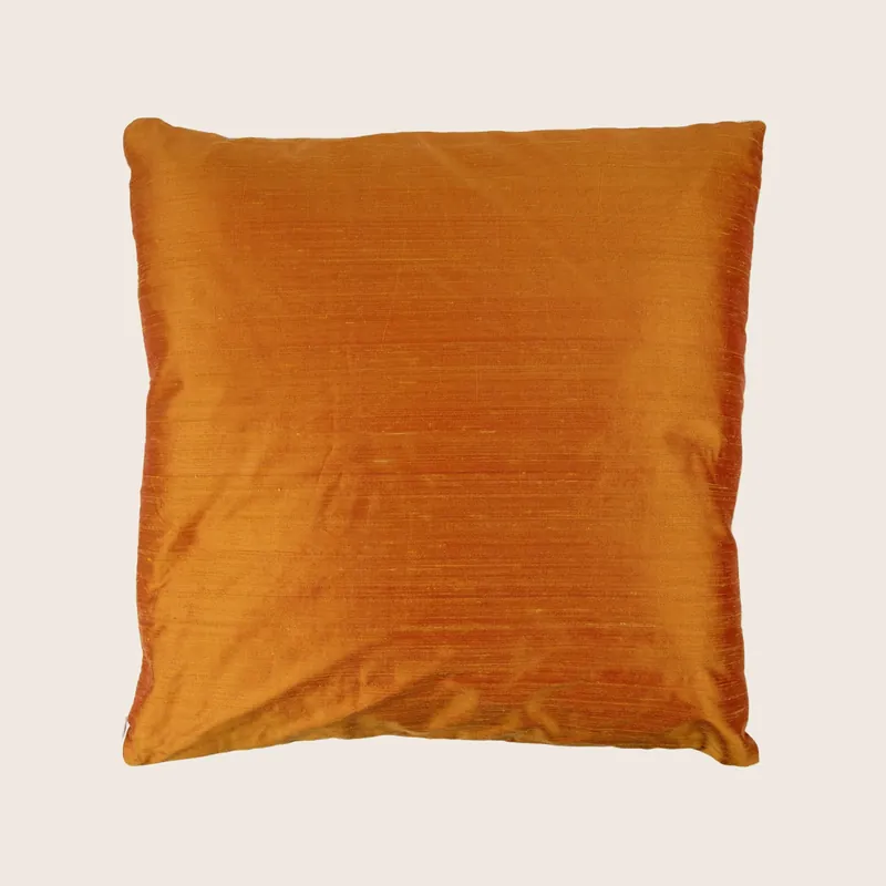 Dupioni Pumpkin Pillow - Aviva Stanoff