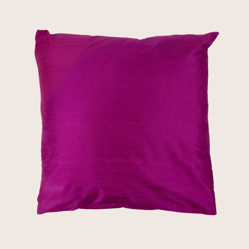 Dupioni Orchid Pillow - Aviva Stanoff
