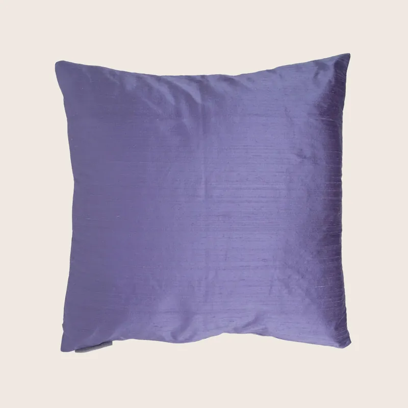 Dupioni Cornflower Pillow - Aviva Stanoff