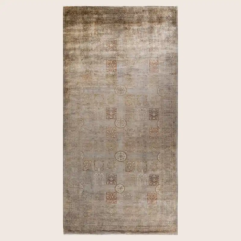 Beige Samsara Wool Rug - 6'2" x 12'4"