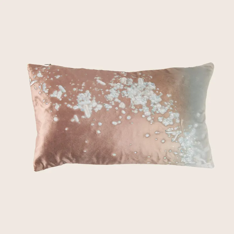 Mineral Ombre Glow Ivoire Lumbar Pillow - Aviva Stanoff