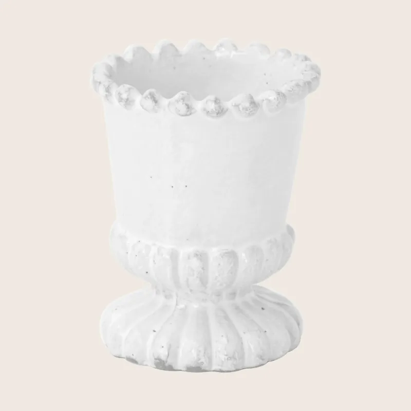 Adelaide Egg Cup with Beaded Rim - Astier de Villatte Sarl