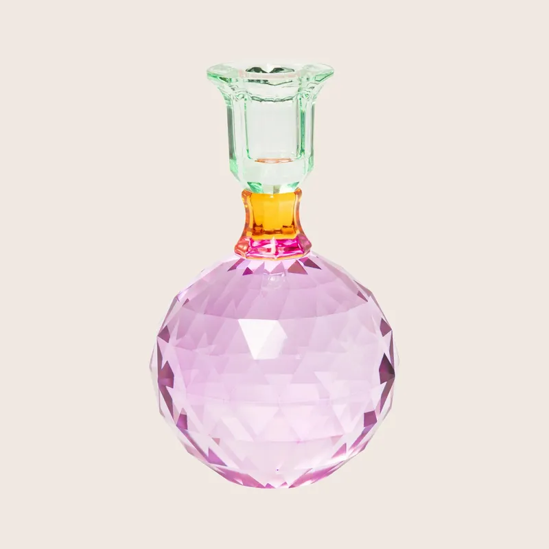 XL Disco Ornamental Crystal Candle Holder - EJA International ApS