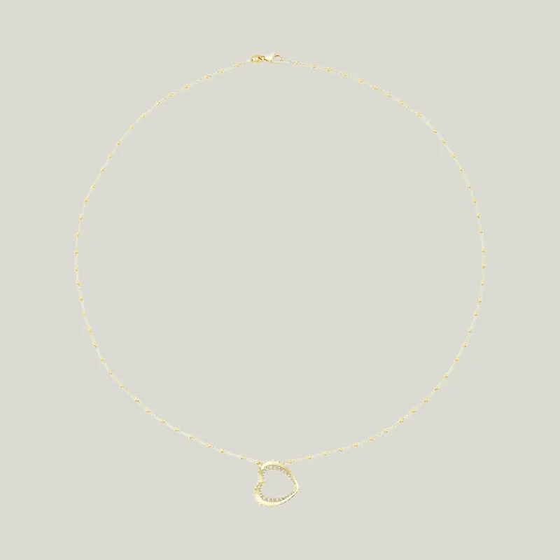 Heartitude Diamond Mini Pendant - AnaKatarina Design (Consigned)