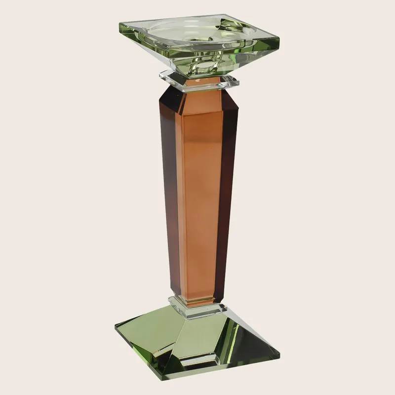 Column Ornamental Crystal Candle Holder - EJA International ApS