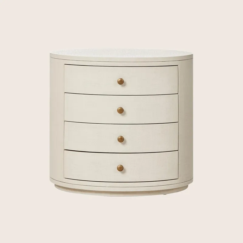 Amelia Oval Nightstand - Four Hands
