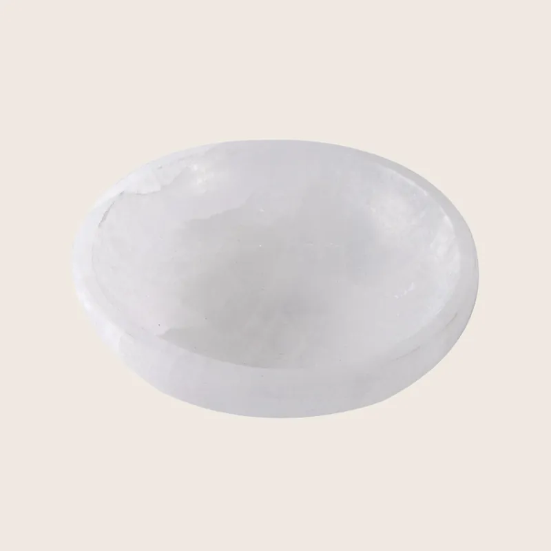 Selenite Round Bowl - Aviva Stanoff