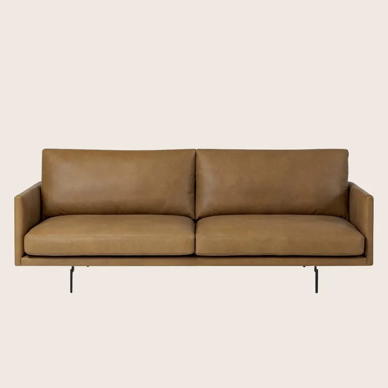 Melle Leather Sofa - Four Hands