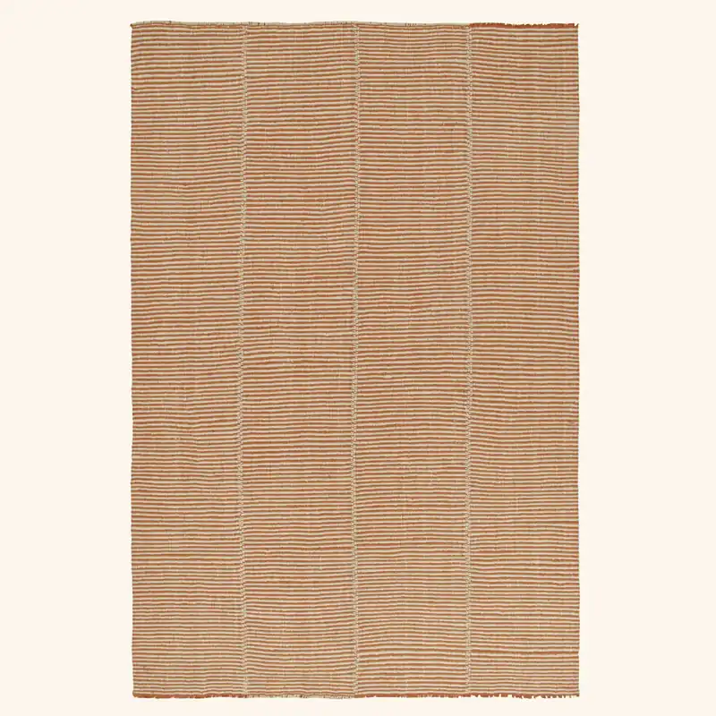 Contemporary Striped Kilim - 6'9" x 10'
