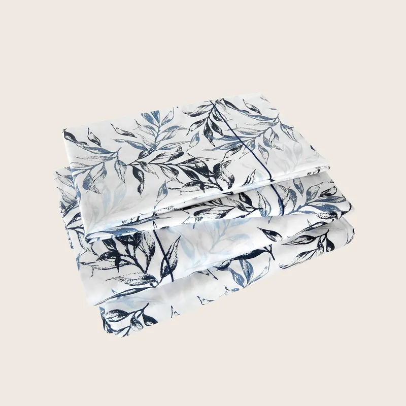 Natura Sheets & Pillowcases, Blue - Signoria Firenze (Leased)