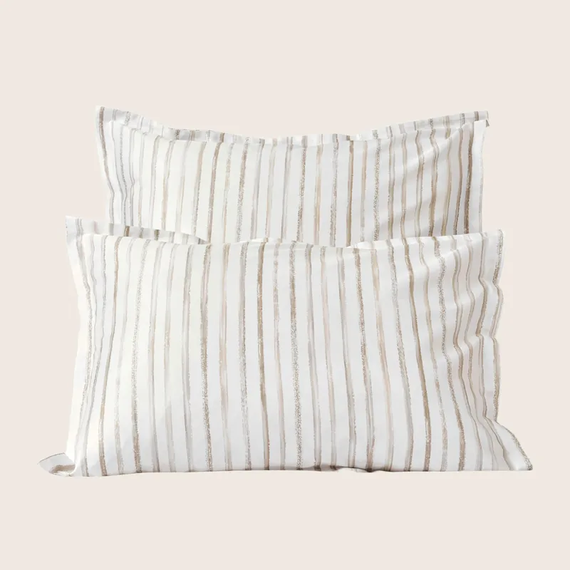 Rigato Duvets & Shams, Beige - Signoria Firenze (Leased)