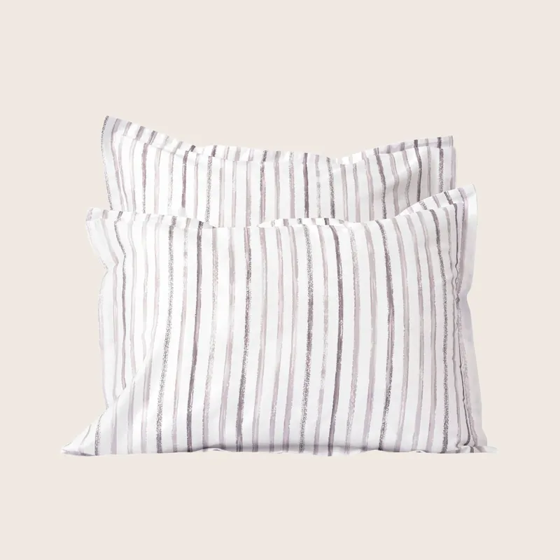 Rigato Duvets & Shams, Thistle - Signoria Firenze (Leased)