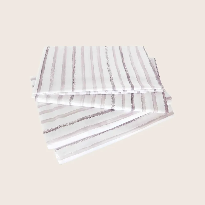 Rigato Sheets & Pillowcases, Thistle - Signoria Firenze (Leased)