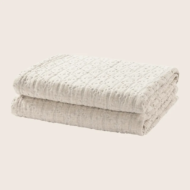 Hemp & Cotton Bedspread, Diamond - Denis Trading dba Hamam (Leased)