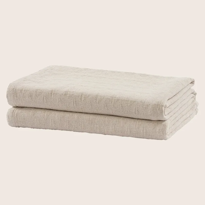 Hemp & Cotton Bedspread, Triangle - Denis Trading dba Hamam (Leased)