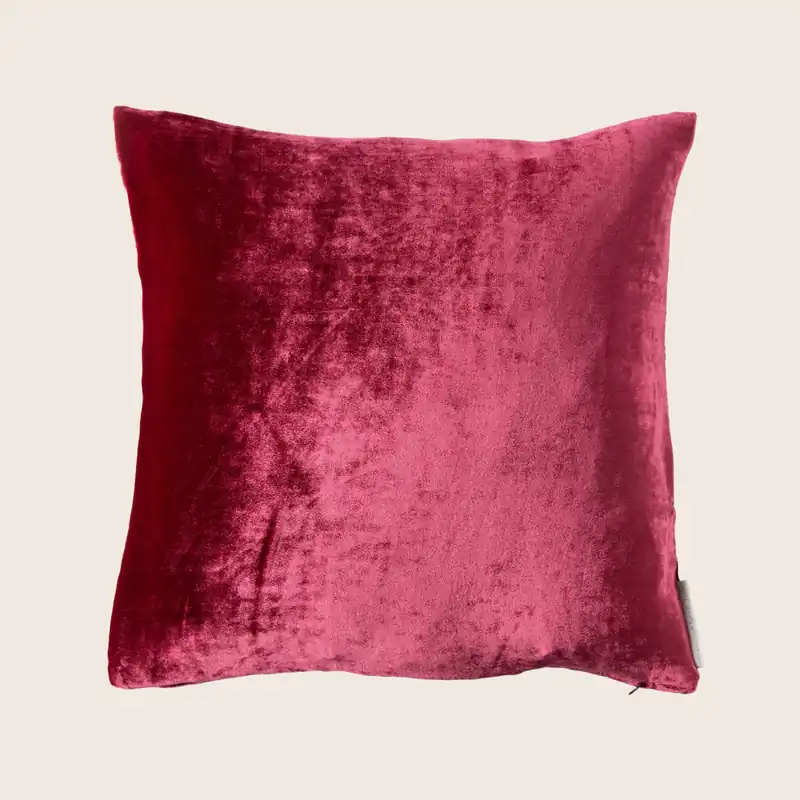 Velvet Pillow, Raspberry - Aviva Stanoff