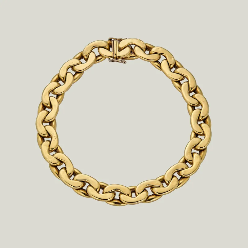 Tiffany & Co. 18K Yellow Gold Link Bracelet - Odeon Collection (Leased)