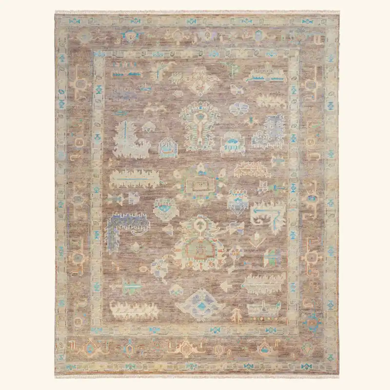 Oushak Style Wool Rug - 10' x 14'