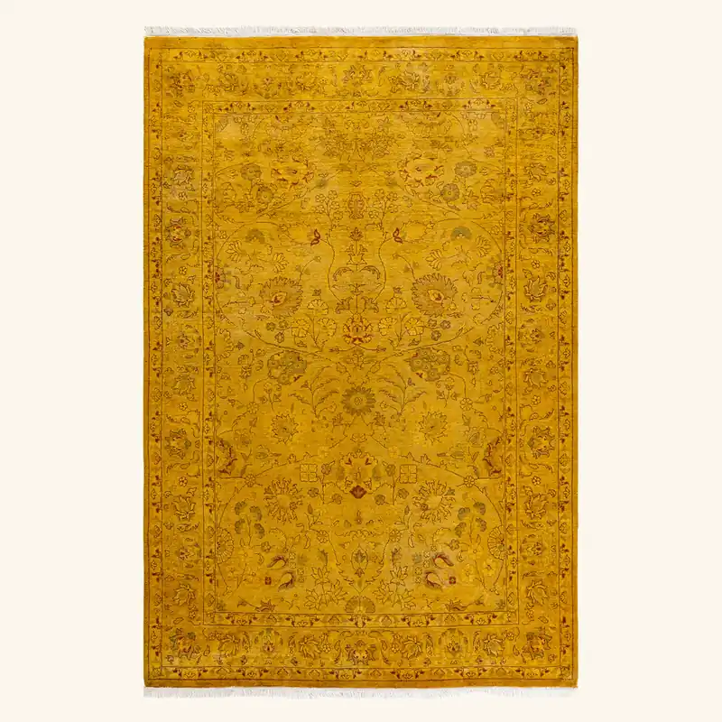 Yellow Samsara Area Rug - 4'2" x 6'4"