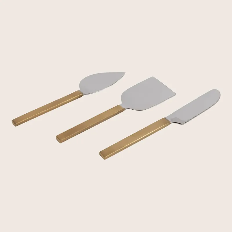 Simple Cheese Knives, Set of 3 - Hawkins New York (Drop ship)
