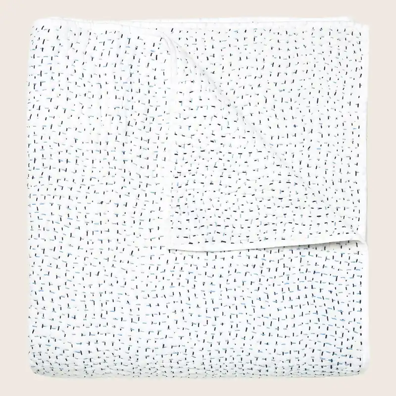 Hand Stitched Coverlet - John Robshaw (Leased)