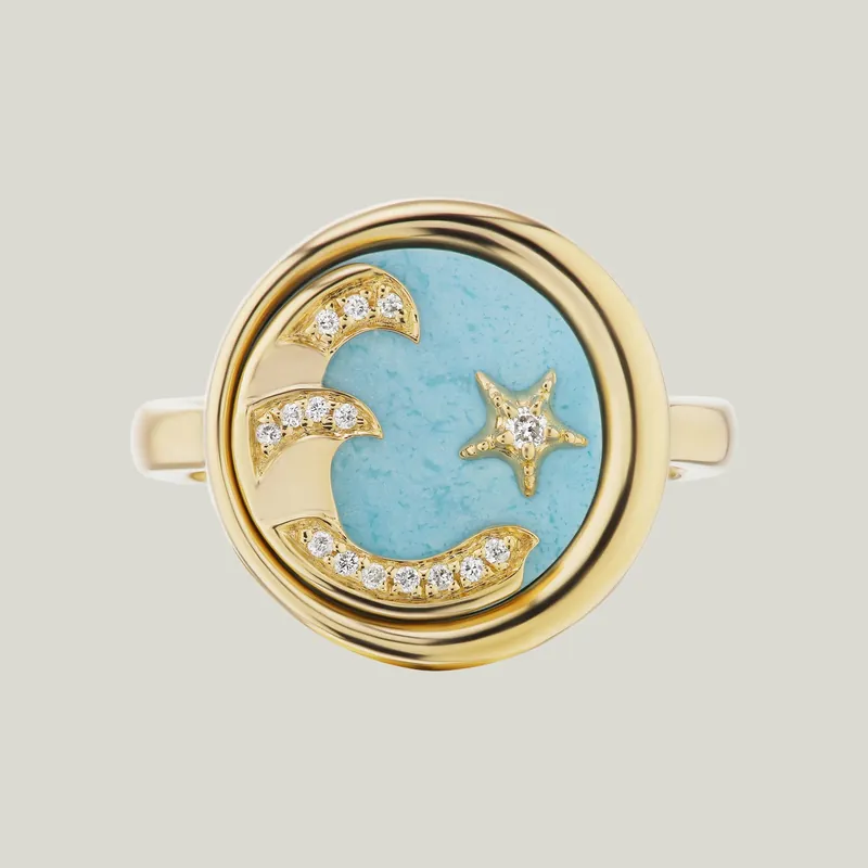4 Elements Water Ring - AnaKatarina Design (Consigned)