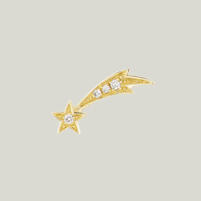 4 Elements Air Shooting Star Stud - AnaKatarina Design (Consigned)