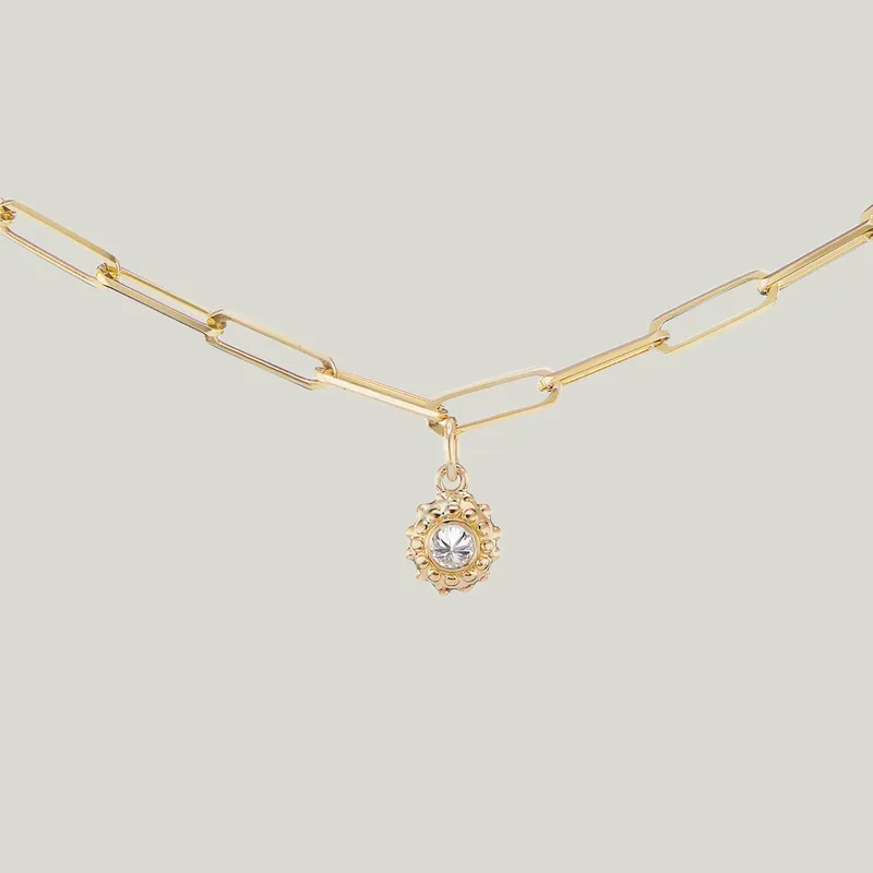 Link Chain California Dreaming Diamond Necklace - AnaKatarina Design (Consigned)