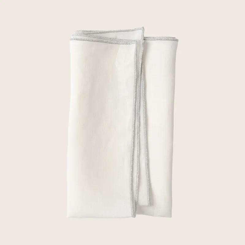 Metallic Linen Napkin - Borgo delle Tovaglie