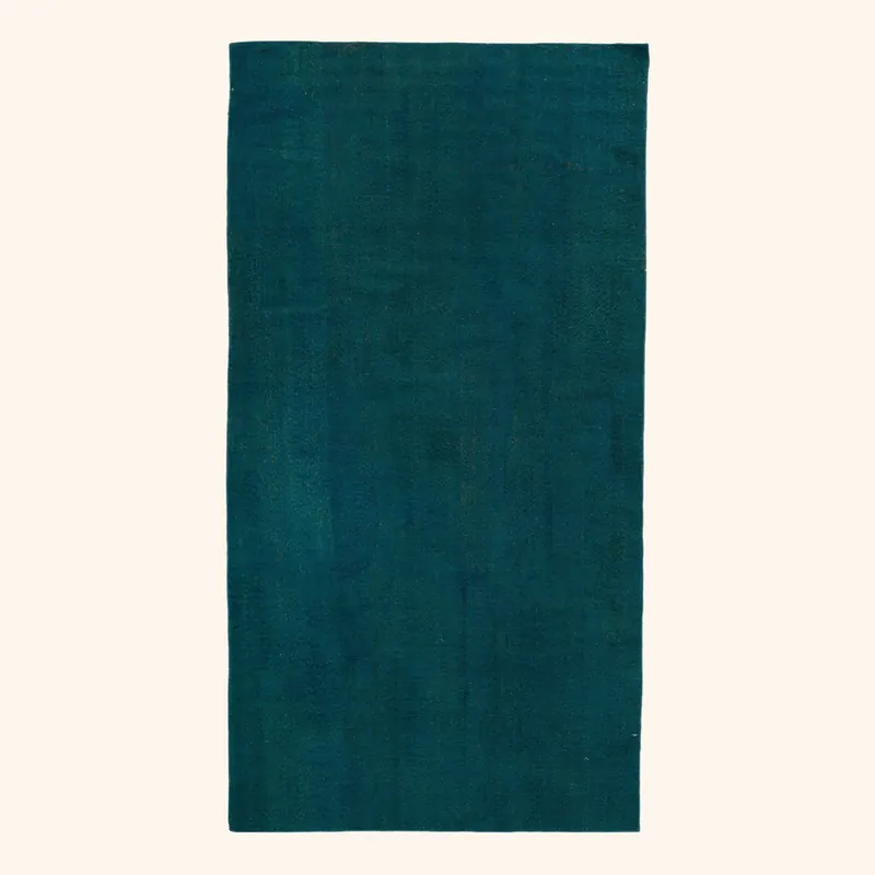 Teal Samsara Wool Rug - 4' x 8'6"