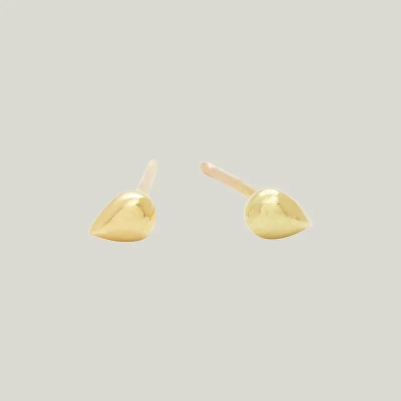 Tiny Rain Drop Studs - Diana Mitchell (Consigned)