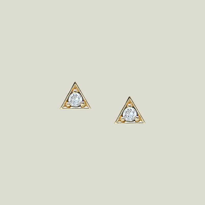 Cleo Triangle Earrings - Anzie (Consigned)