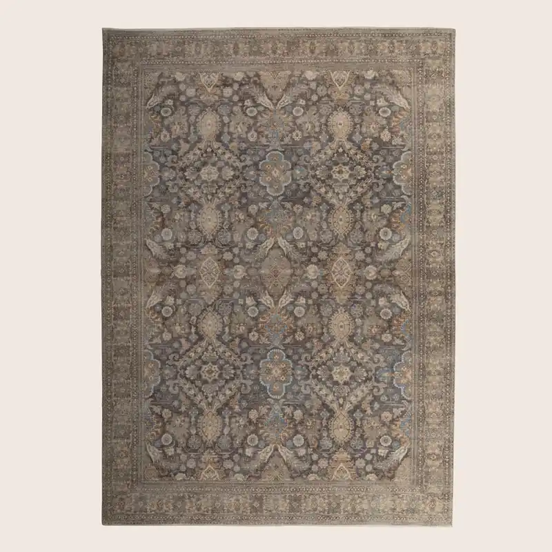 Hazel & Brown Sabideh Traditional Wool Rug - 10'x14'