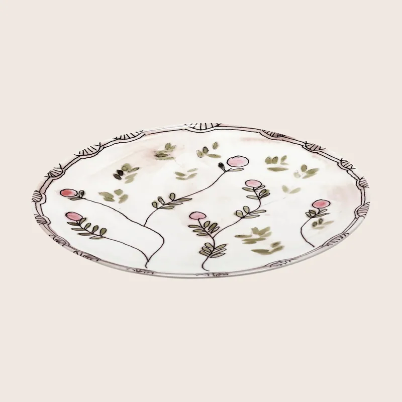 Midnight Flowers Salad Plate - Serax Us Inc
