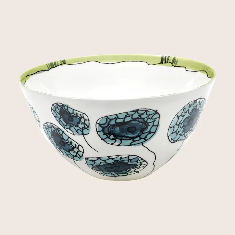 Midnight Flowers Soup Bowl - Serax Us Inc
