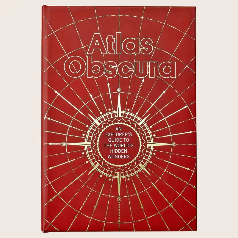 Atlas Obscura Leather Bound Book - Graphic Image