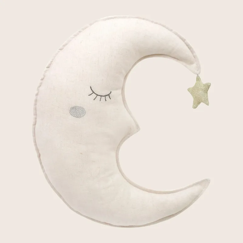 Crescent Moon Pillow - Mon Ami (Consigned)
