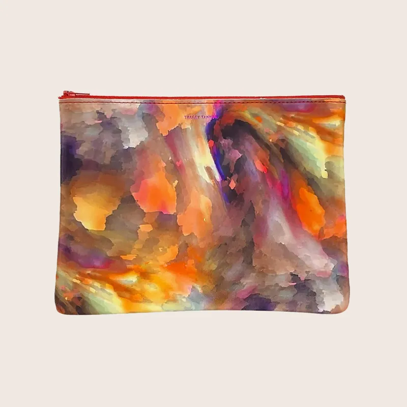 Watercolor Zip Pouch - Tracey Tanner