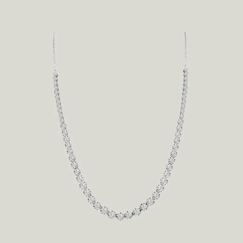 1.50CTW Diamond Choker Necklace - Stoned Fine Jewelry (Consigned)