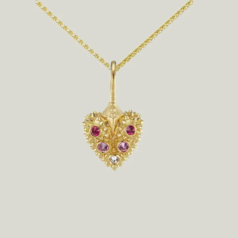 Pierce Your Heart Mini Ombre Necklace - AnaKatarina Design (Consigned)