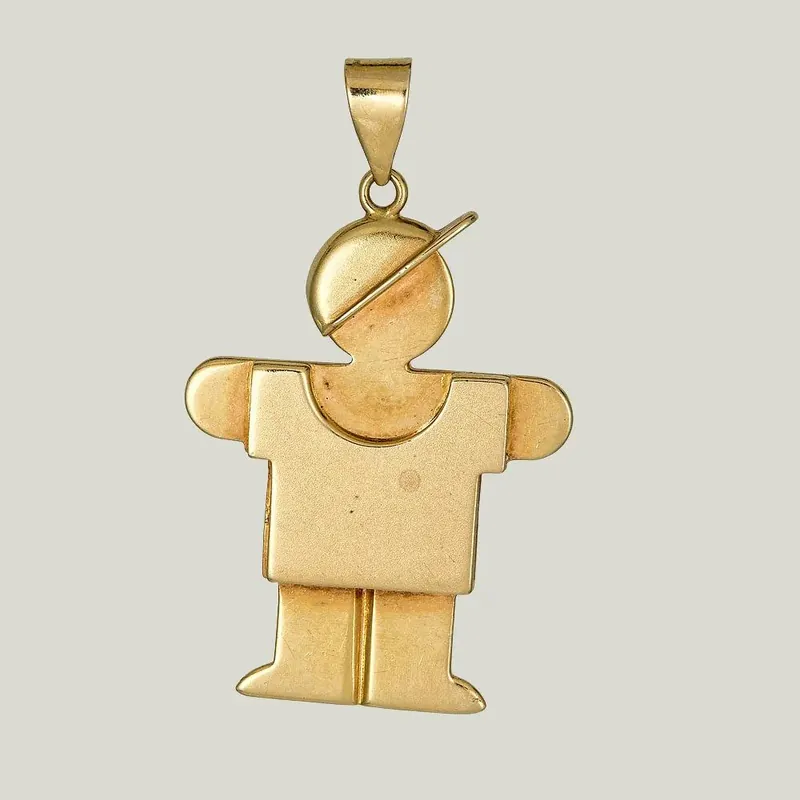 14K Yellow Gold Schoolboy Charm - Odeon Collection (Leased)