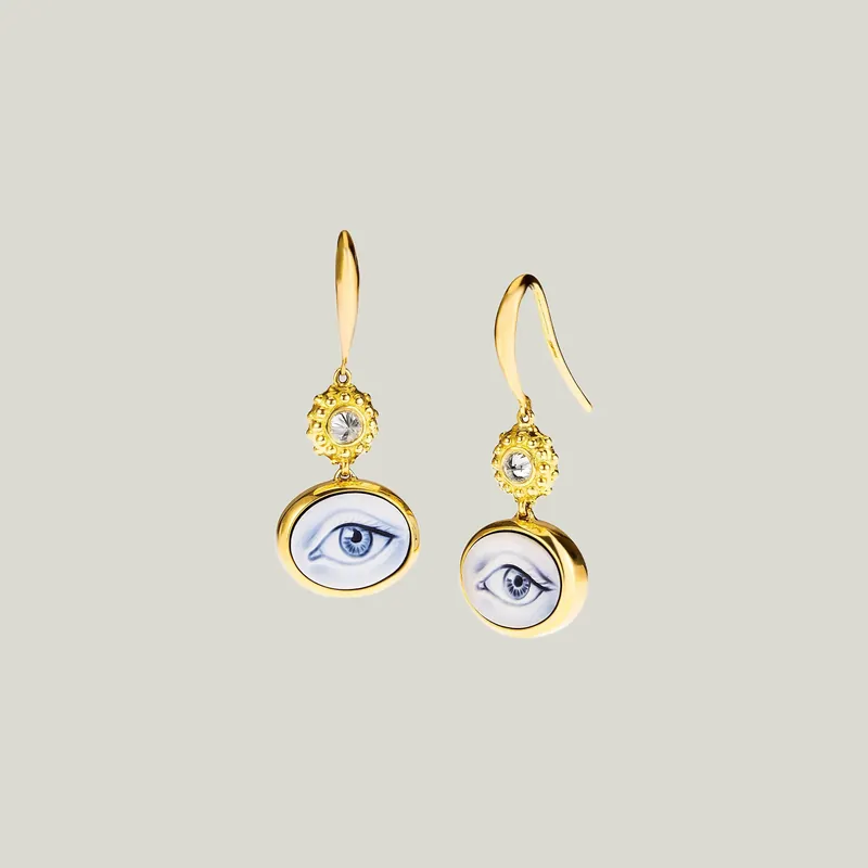 Eye Love Eye Am Charmed Earrings - AnaKatarina Design (Consigned)