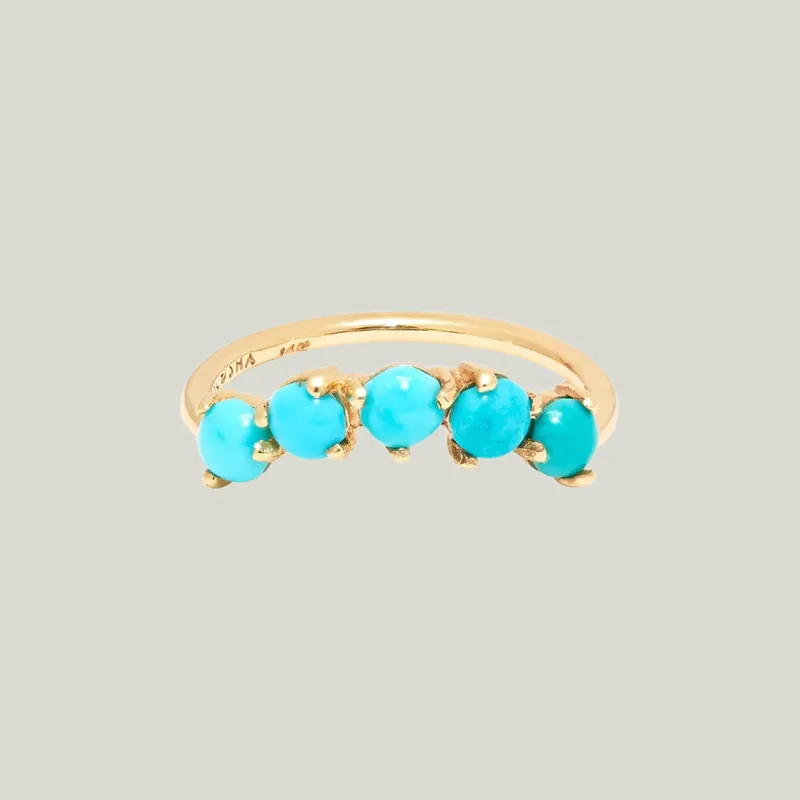 The Indira Turquoise Ring - Scosha (Consigned)