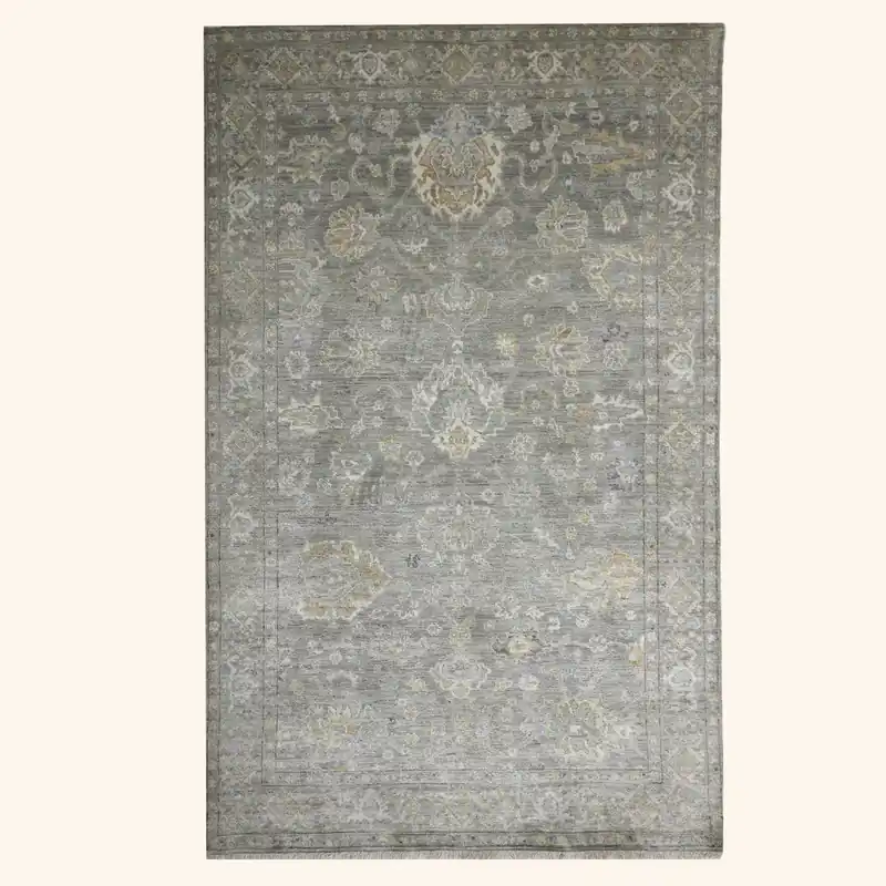 Transitional Silk Rug - 4' x 6'