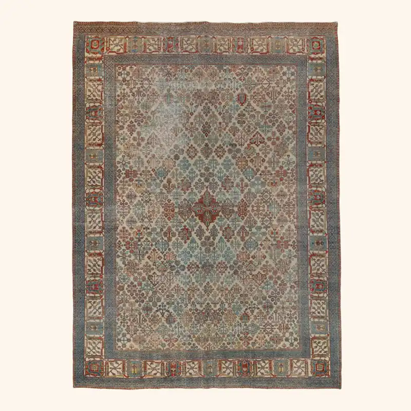 Blue Joshegan Vintage Rug - 7'8" x 10'6"