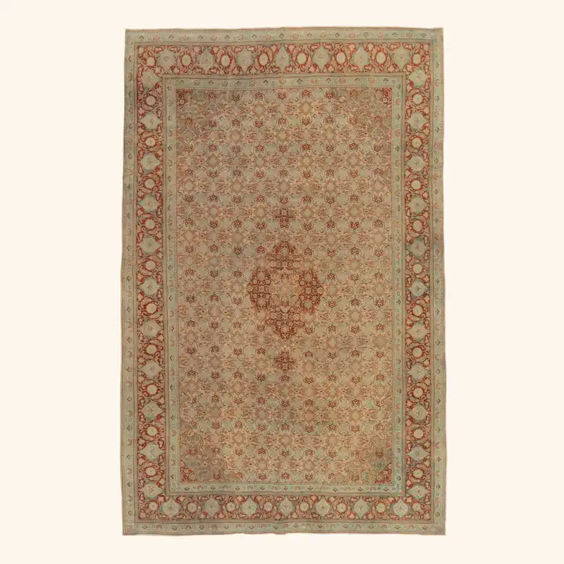 Brown Malayer Vintage Rug - 8'1" x 11'7"