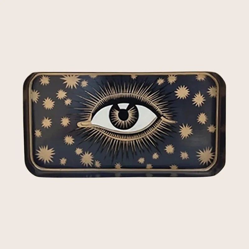 Black Eye Iron Tray - LES-OTTOMANS SRL